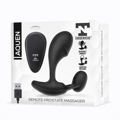 TARDENOCHE - AQUEN PROSTATE AND PERINEUM STIMULATOR LIQUID SILICONE REMOTE CONTROL MAGNETIC USB
