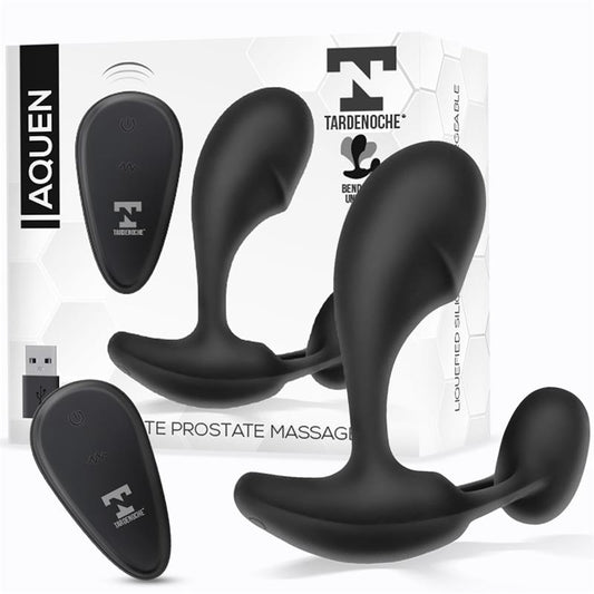 TARDENOCHE - AQUEN PROSTATE AND PERINEUM STIMULATOR LIQUID SILICONE REMOTE CONTROL MAGNETIC USB