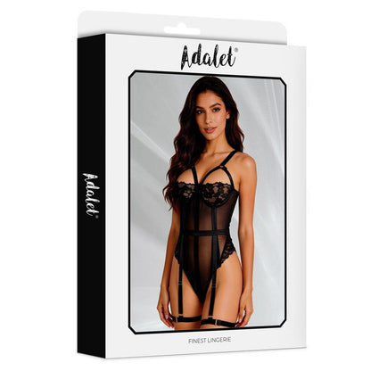 ADALET LINGERIE - ARIANA TEDDY WITH GARTER BELT AND LEG RINGS