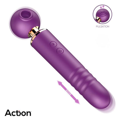ACTION - ARION WAND WITH SUCTION, PULSATION AND THRUSTING