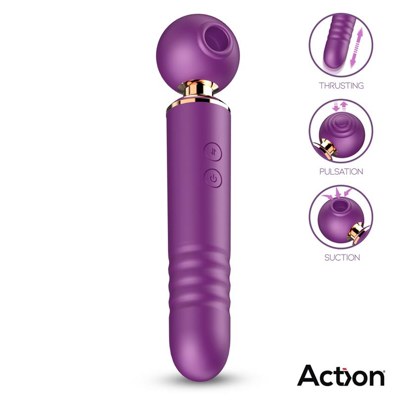 ACTION - ARION WAND WITH SUCTION, PULSATION AND THRUSTING