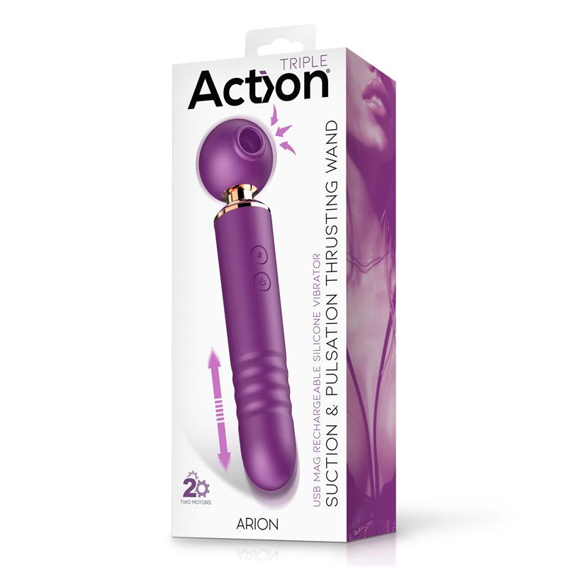 ACTION - ARION WAND WITH SUCTION, PULSATION AND THRUSTING
