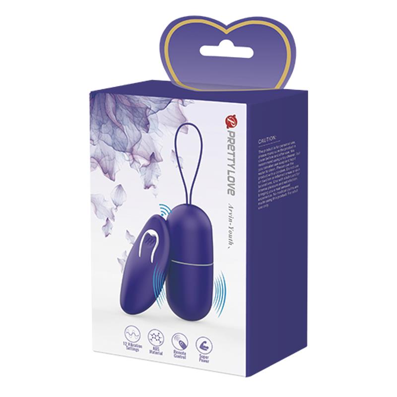 PRETTYLOVE - ARVIN YOUTH EGG VIBRATOR WITH REMOTE