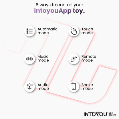 INTOYOU APP SERIES - ASCEN THRUSTING AND WAVING VIBE WITH APP MAGNETIC USB