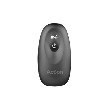 ACTION - ASHER BUTT PLUG WITH REMOTE CONTROL MAGNETIC USB BLACK