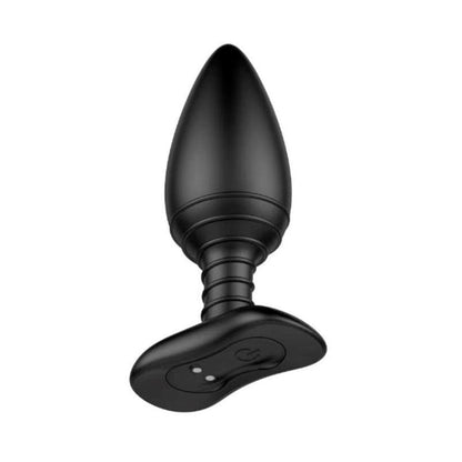 ACTION - ASHER BUTT PLUG WITH REMOTE CONTROL MAGNETIC USB BLACK