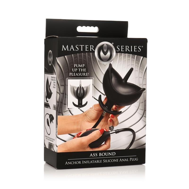 MASTER SERIES - ASS BOUND ANCHOR INFLATABLE ANAL PLUG