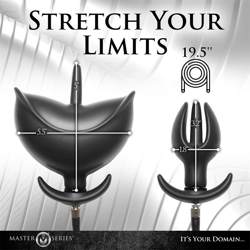MASTER SERIES - ASS BOUND ANCHOR INFLATABLE ANAL PLUG