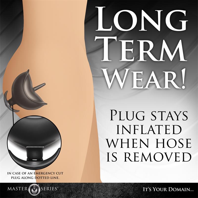 MASTER SERIES - ASS BOUND ANCHOR INFLATABLE ANAL PLUG