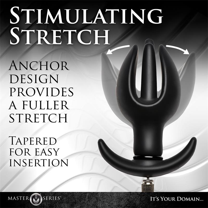 MASTER SERIES - ASS BOUND ANCHOR INFLATABLE ANAL PLUG