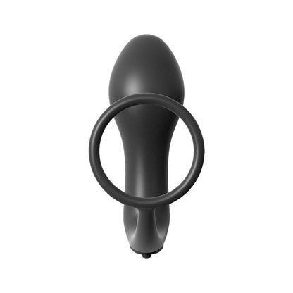 ANAL FANTASY COLLECT. - ASS-GASM COCKRING VIBRATING PLUG  - COLOUR BLACK