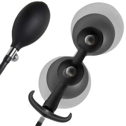 MASTER SERIES - ASS RATTLER WEIGHTED INFLATABLE ANAL BALLS