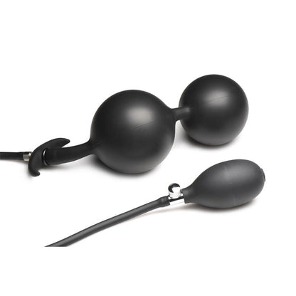 MASTER SERIES - ASS RATTLER WEIGHTED INFLATABLE ANAL BALLS