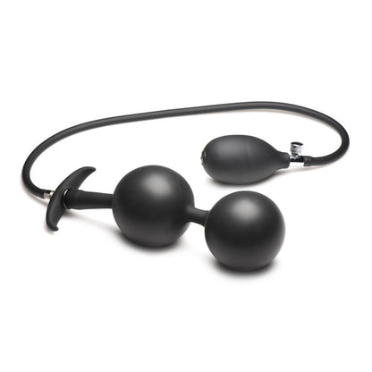 MASTER SERIES - ASS RATTLER WEIGHTED INFLATABLE ANAL BALLS