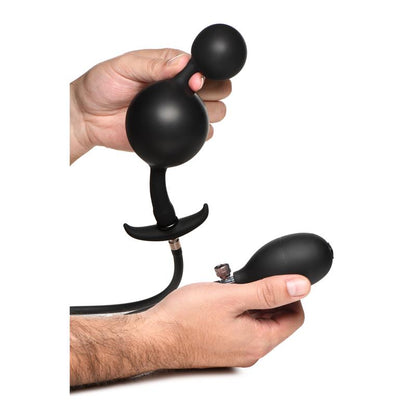 MASTER SERIES - ASS RATTLER WEIGHTED INFLATABLE ANAL BALLS