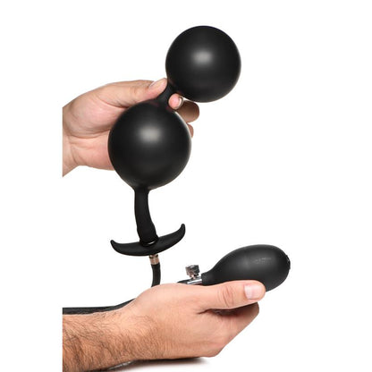 MASTER SERIES - ASS RATTLER WEIGHTED INFLATABLE ANAL BALLS