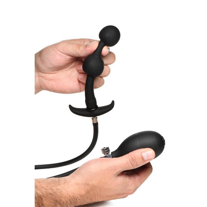 MASTER SERIES - ASS RATTLER WEIGHTED INFLATABLE ANAL BALLS