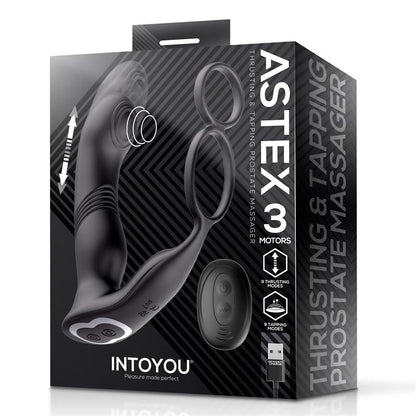 INTOYOU - ASTEX PROSTATE MASSAGER WITH THRUSTING AND TAPPING