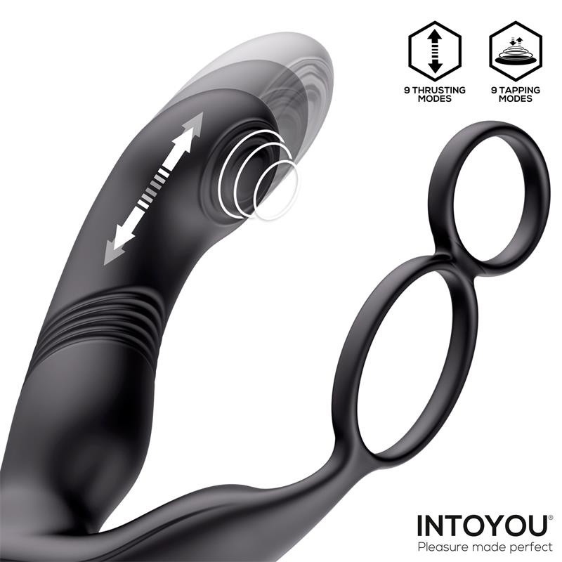 INTOYOU - ASTEX PROSTATE MASSAGER WITH THRUSTING AND TAPPING