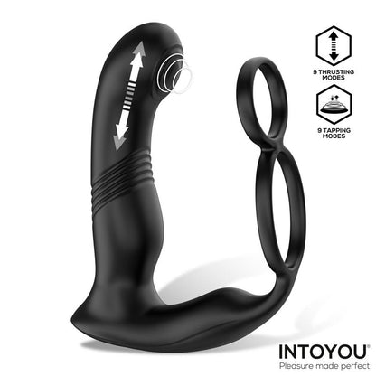 INTOYOU - ASTEX PROSTATE MASSAGER WITH THRUSTING AND TAPPING
