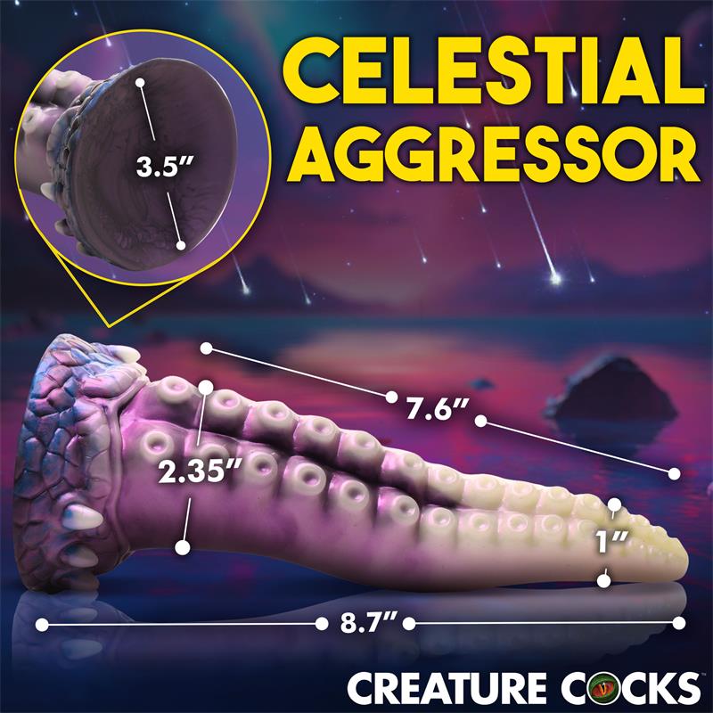 CREATURE COCKS - ASTROPUS TENTACLE SILICONE DILDO