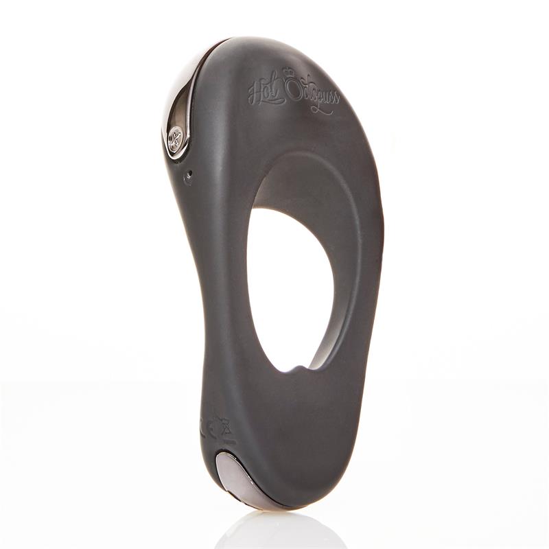 HOT OCTOPUSS - ATOM PLUS VIRBRATING PENIS RING AND PERIANAL STIMULATOR BLACK