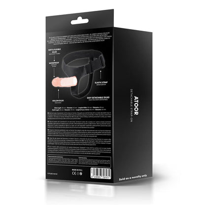 HARNESS COLLECTION LATETOBED - ATOOR DETACHABLE STRAP-ON WITH HOLLOW DILDO