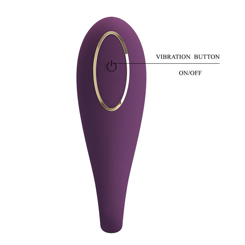 PRETTYLOVE - AUGUST VIBRADOR DE PAREJAS APP REMOTE LILA CL12