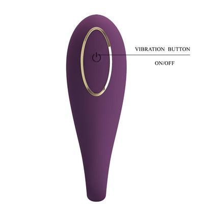PRETTYLOVE - AUGUST VIBRADOR DE PAREJAS APP REMOTE LILA CL12