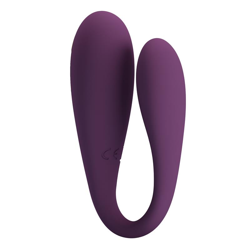 PRETTYLOVE - AUGUST VIBRADOR DE PAREJAS APP REMOTE LILA CL12