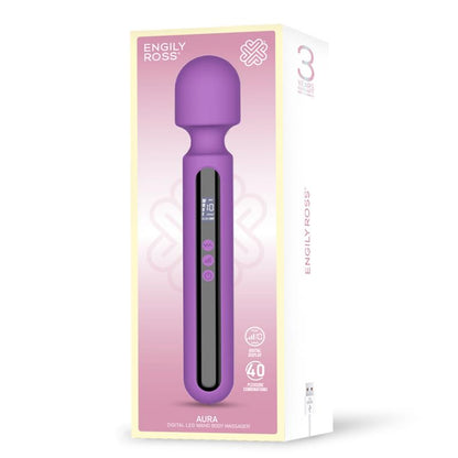DIGITAL - AURA WAND MASSAGER WITH DIGITAL LED SCREEN, BIG SIZE AND POWERFULL 29.5 CM