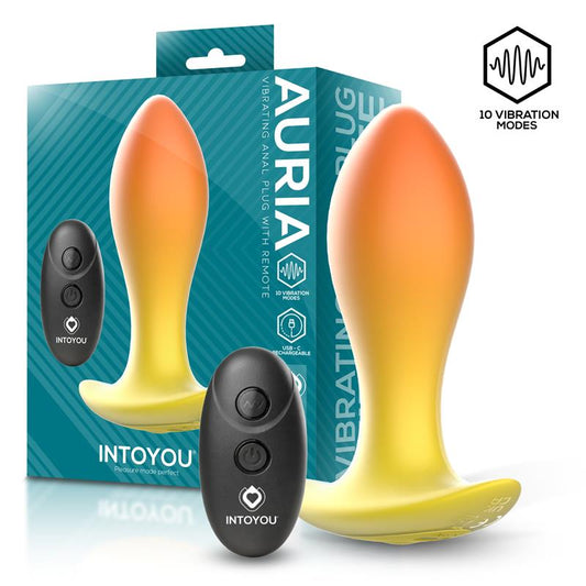 INTOYOU - AURIA VIBRATING ANAL PLUG WITH REMOTE CONTROL USB-C