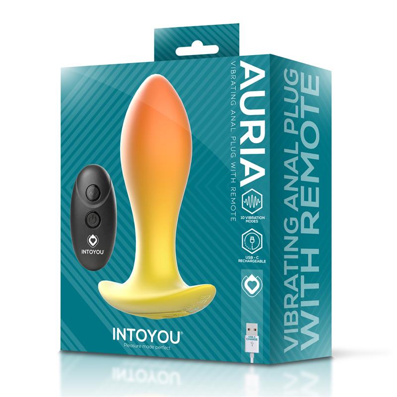 INTOYOU - AURIA VIBRATING ANAL PLUG WITH REMOTE CONTROL USB-C
