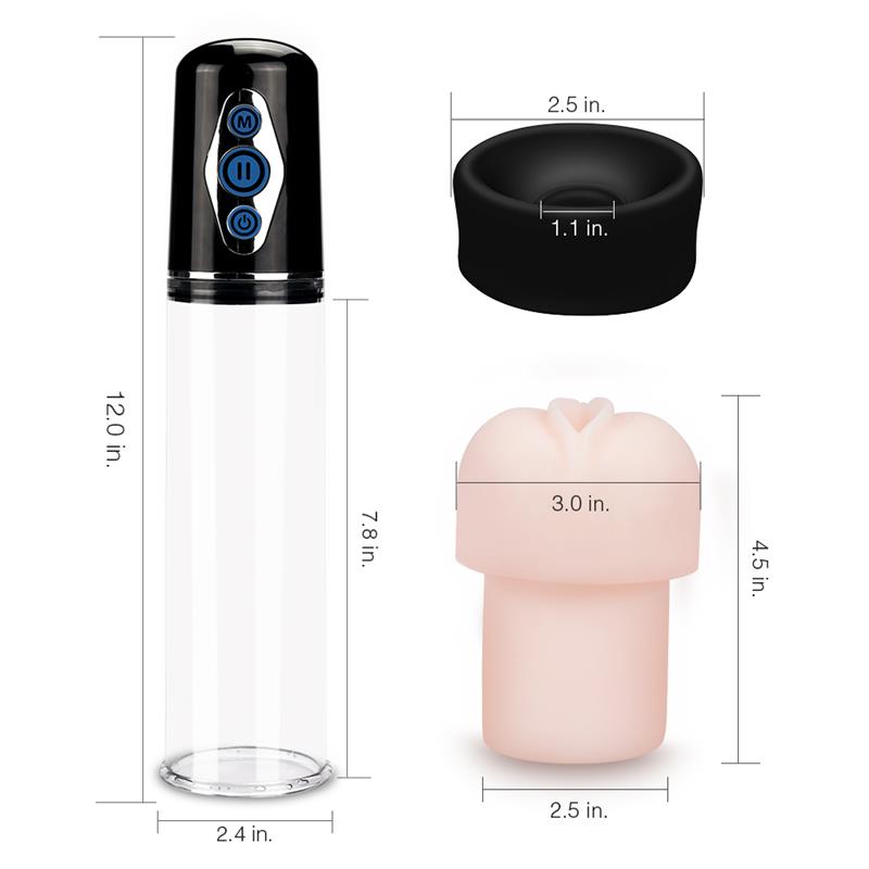LOVETOY - AUTOMATIC PENIS PUMP MAXIMIZER WORX ELITE USB VAGINA