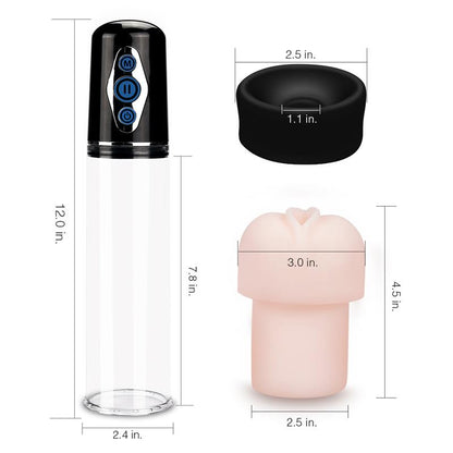 LOVETOY - AUTOMATIC PENIS PUMP MAXIMIZER WORX ELITE USB VAGINA
