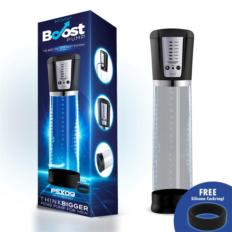 BOOST PUMPS - AUTOMATIC PENIS PUMP WITH DISPLAY PSX09 USB
