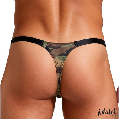 ADALET MAN - AXEL THONG LOW-RISE CAMOUFLAGE
