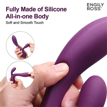 ENGILY ROSS - BACALL 3.0 VIBE INJECTED LIQUIFIED SILICONE DOUBLE MOTOR USB