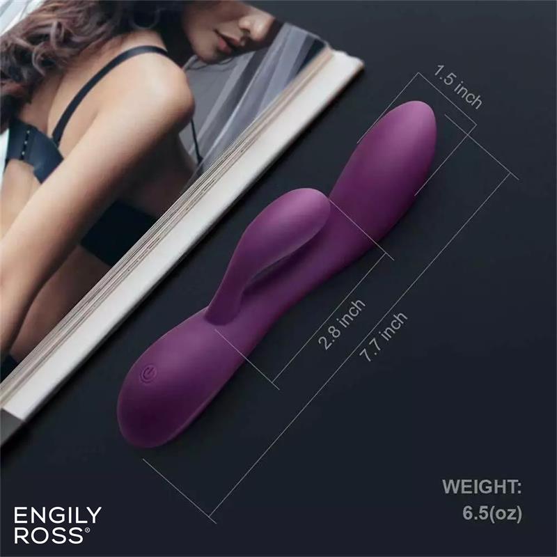ENGILY ROSS - BACALL 3.0 VIBE INJECTED LIQUIFIED SILICONE DOUBLE MOTOR USB