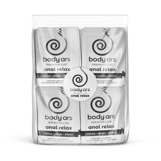 BODY ARS - BAG SINGLE DOSE ANAL RELAXING WATER BASED LUBRICANT GEL 100 X 4 ML