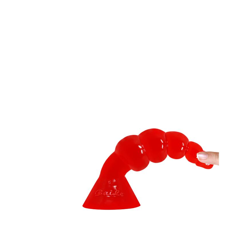 BAILE - BULBOUS SHAPED BUTT PLUG ORANGE