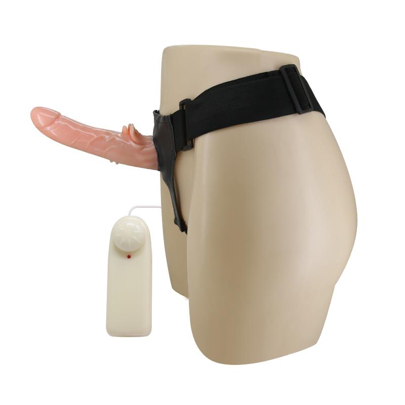 BAILE - DILDO STRAP-ON WITH REMOTE CONTROL 18 CM