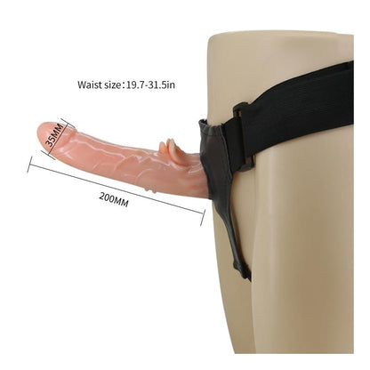 BAILE - DILDO STRAP-ON WITH REMOTE CONTROL 18 CM