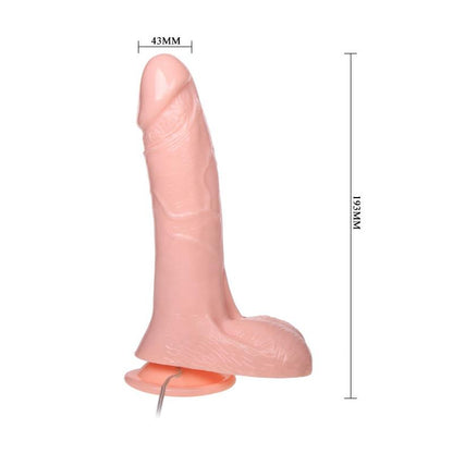 BAILE - INFLATABLE REALISTIC DILDO WITH SUCTION CUP 15 CM