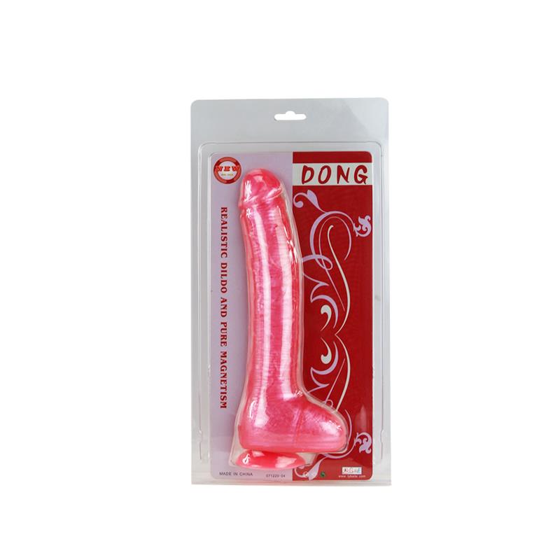 BAILE - REALISTIC PINK DILDO DONG WITH SUCTION CUP