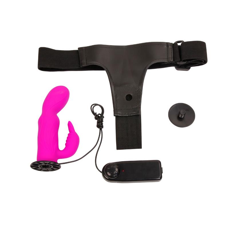 BAILE - STRAP-ON DILDO PURPLE 15 CM