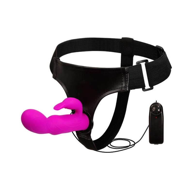 BAILE - STRAP-ON DILDO PURPLE 15 CM