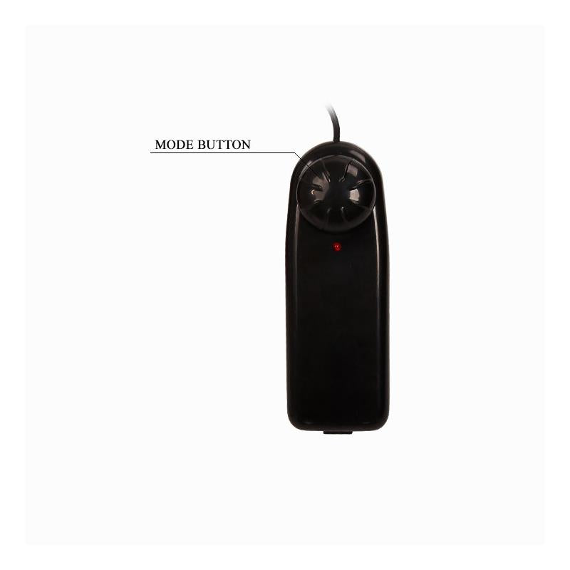 BAILE - STRAP-ON VIBRATING DILDO FLESH 18.5 CM