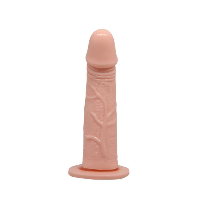 BAILE - STRAP-ON WITH VIBRATING DILDO FLESH 15 CM