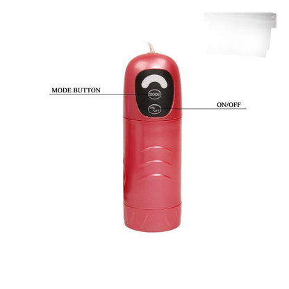 BAILE - VIBRATING STRAP-ON WITH DILDO PINK  18 CM